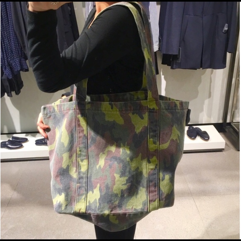 COPY - Zara Canvas Camouflage Acid Wash Tote